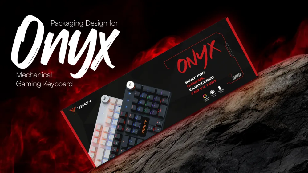 Onyx Keyboard Packaging Design