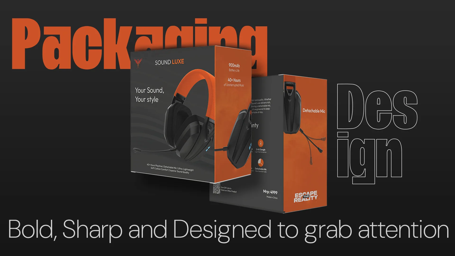 Sound Luxe Packaging Design