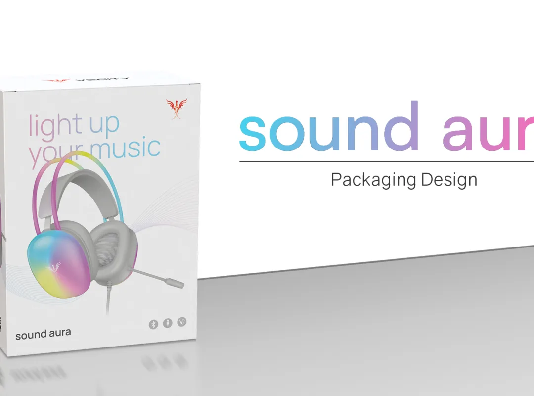 Sound Aura Packaging Design
